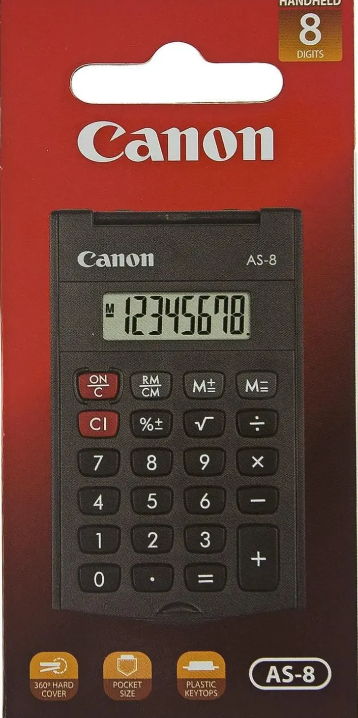 Canon As-8 Taskulaskin Musta