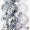 Carrefour Joulupallo 6 Cm 16 Kpl, Vaaleansininen