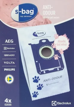 Electrolux Polypussi S-Bag Anti-Odour E203S 4 Kpl