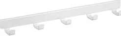 Elfa Classic Koukkulista 40 473416 5 Koukkua Valkoinen