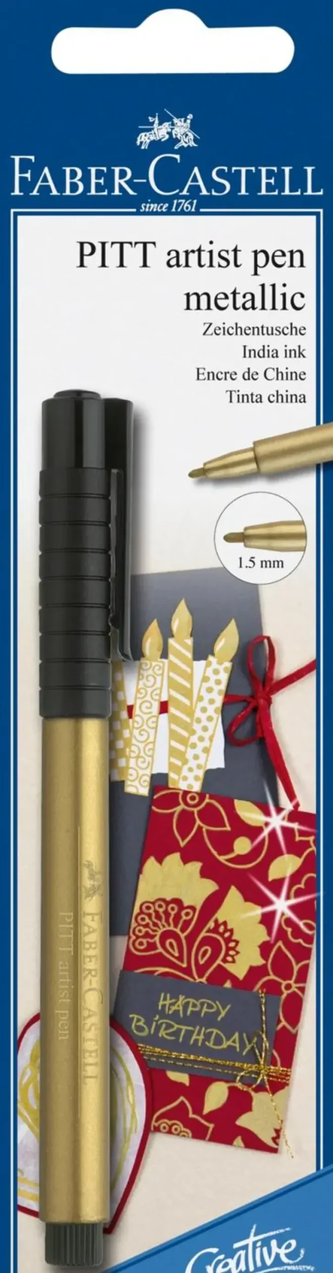 Faber-Castell Taiteilijakyna Pitt Kulta