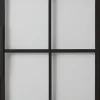 Habo Ovi Cube 1000X2133X28 Musta/Lasi