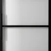 Habo Ovi Square 1000X2133X28 Musta /Lasi