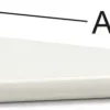 Habo U-Kannatin 611 30Cm Valkoinen