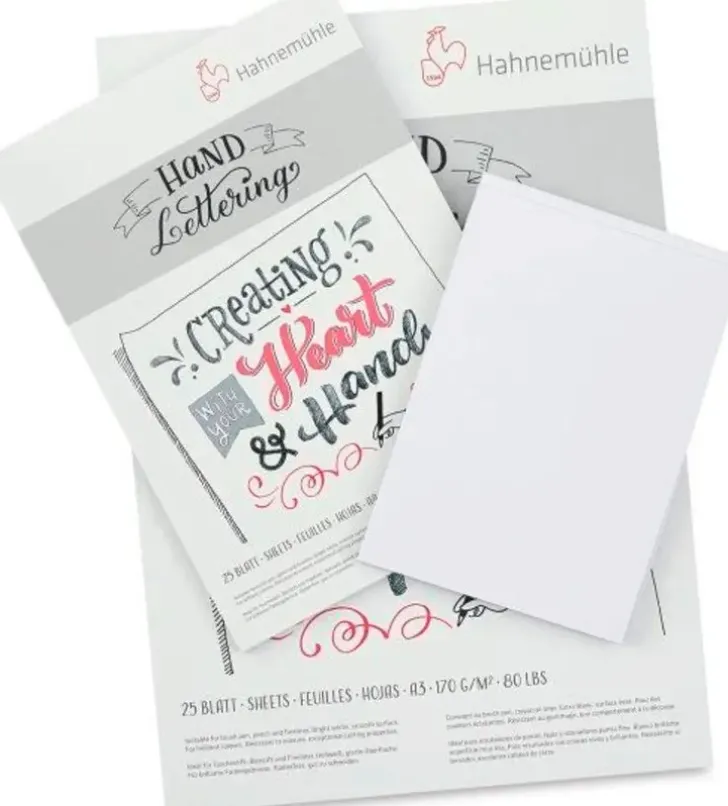 Hahnemuhle Hand Lettering Lehtio A4
