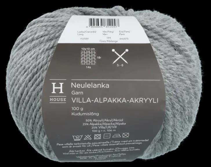 House Neulelanka Villa-Alpakka-Akryyli 112589 100 G