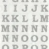 J.K. Primeco Glitterkirjaimet Hopea 1Ark/Pkt