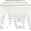 J.K. Primeco Koristekortti Poro Ja Kuuset 5 Kpl