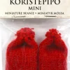 J.K. Primeco Koristepipot Mini Punainen 2 Kpl