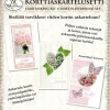 J.K. Primeco Korttiaskartelusetti Kukat