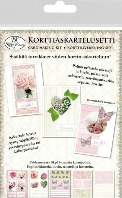 J.K. Primeco Korttiaskartelusetti Kukat