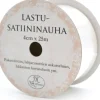 J.K. Primeco Lastusatiininauha Valkoinen 4Cm X 25M