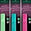 Korostuskyna Faber-Castell 46 Pastelli Pinkki,Turkoosi,Vaalean Vihrea