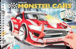 Monster Cars Taskuvarityskirja