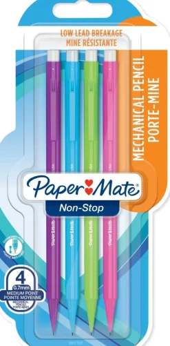Papermate Lyijytaytekyna Nonstop 0,7Mm 4Kpl