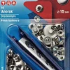 Prym Painonappi 15Mm 10Kpl Hopeanvarinen