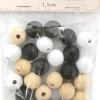Puuhelmet Naturlajitelma 1,5Cm 30Kpl/Pkt