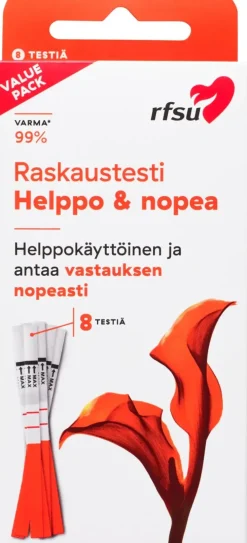 Rfsu Raskaustesti 8Kpl