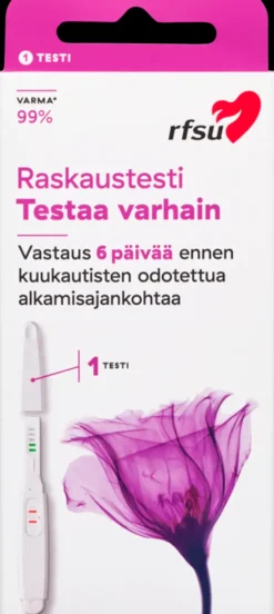 Rfsu Raskaustestikyna 1Kpl