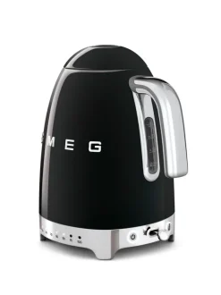 Smeg Musta Vedenkeitin Lampotilansaadolla Klf04Bleu