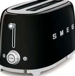 Smeg Tsf02Bleu 4-Viipaleen Leivanpaahdin Musta
