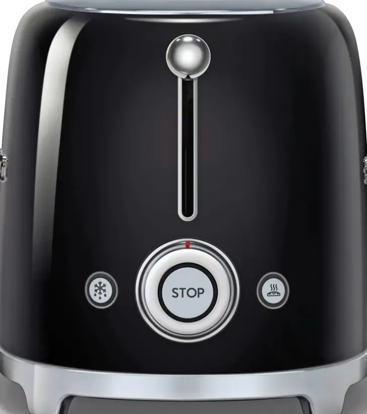 Smeg Tsf01Bleu 2-Viipaleen Leivanpaahdin Musta