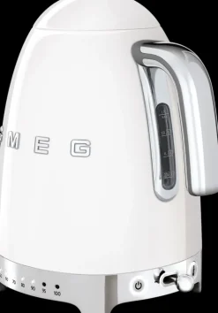 Smeg Valkoinen Vedenkeitin Lampotilansaadolla Klf04Wheu