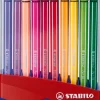 Stabilo Tussikynapakkaus Pen 68 Fineliner 20 Varia Sinisessa Telineessa