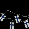 Suomen Lippu -Koynnos, 10 Puulippua 2M Narussa